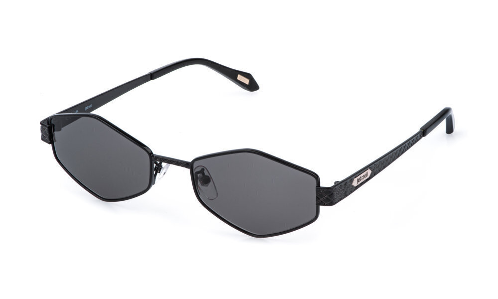 JUST CAVALLI SUN SJC180 Sunglasses BLACK W ROSE GOLD PARTS (08FH) 55mm